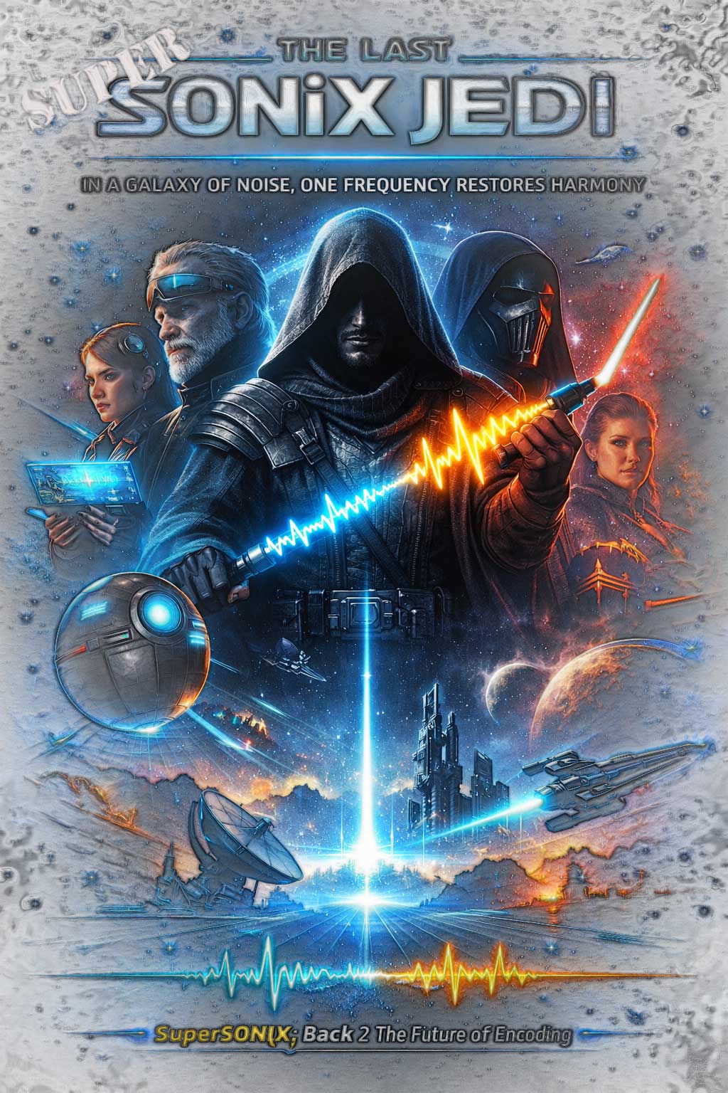 The Super SONiX Jedi Poster